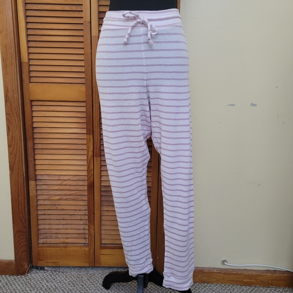NWOT Old Navy Striped Thermal-Knit Pajama Leggings Size XL